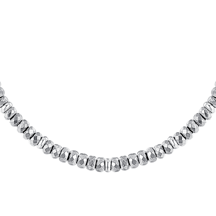 COLLANA DONNA IN ACCIAIO CON EMATITE