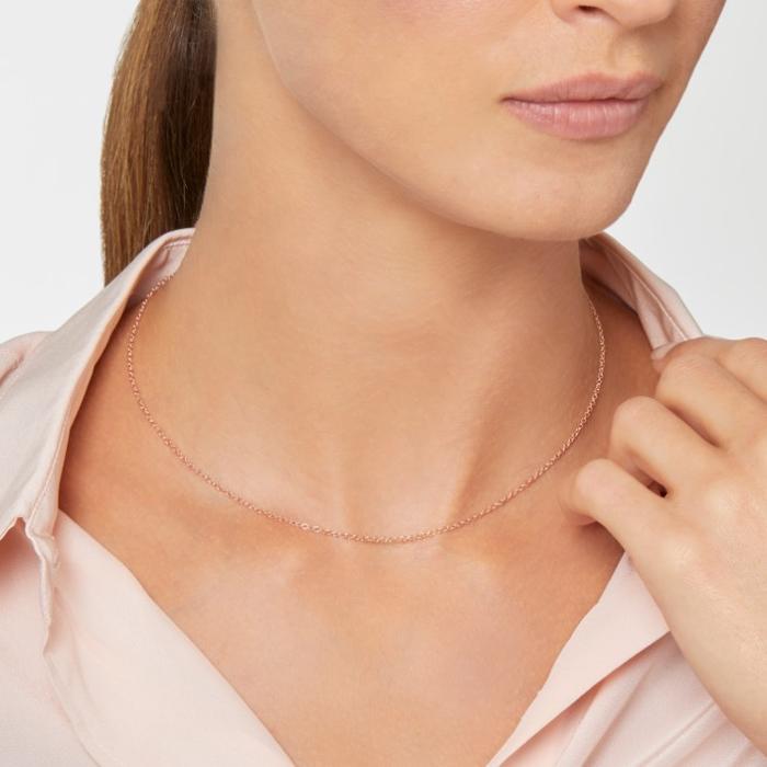 COLLANA ESSENTIALS IN ORO ROSA 9K