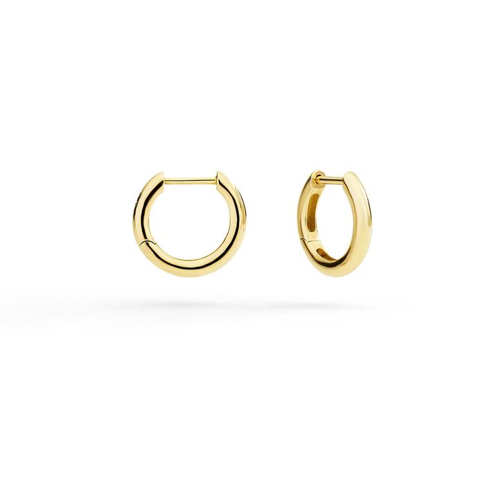 ORECCHINI HOOP ESSENTIALS ORO GIALLO