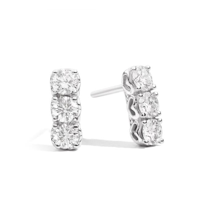 Orecchini trilogy anniversary brillanti 0.37
