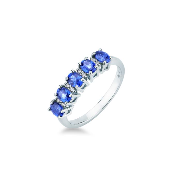 ANELLO ZAFFIRI E BR