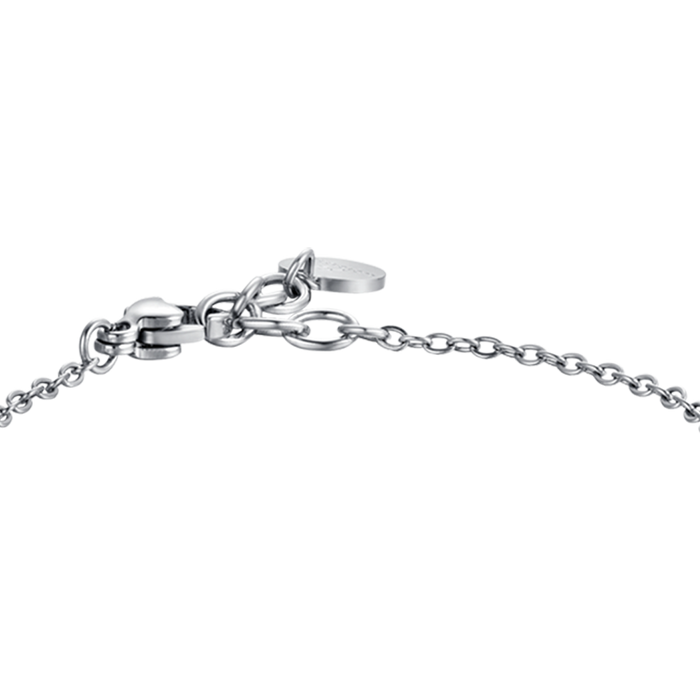 BRACCIALE BAMBINO IN ACCIAIO CON PIETRE GIALLE E ROSSE