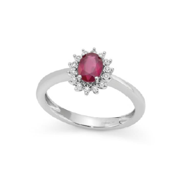 Anello rubino