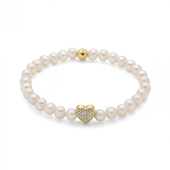 Bracciale perle cuore