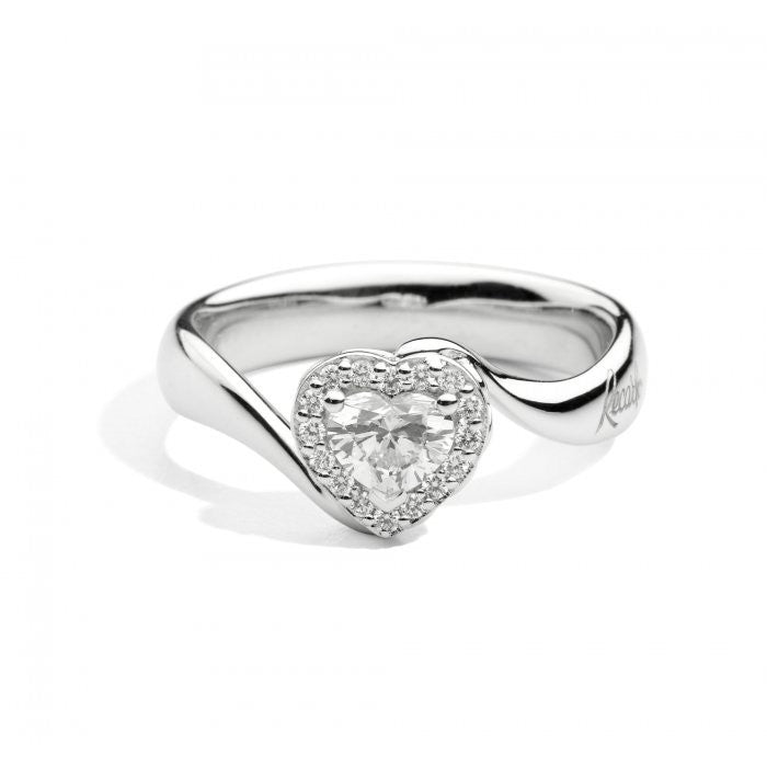 Anello anniversary love solitario br 0.24
