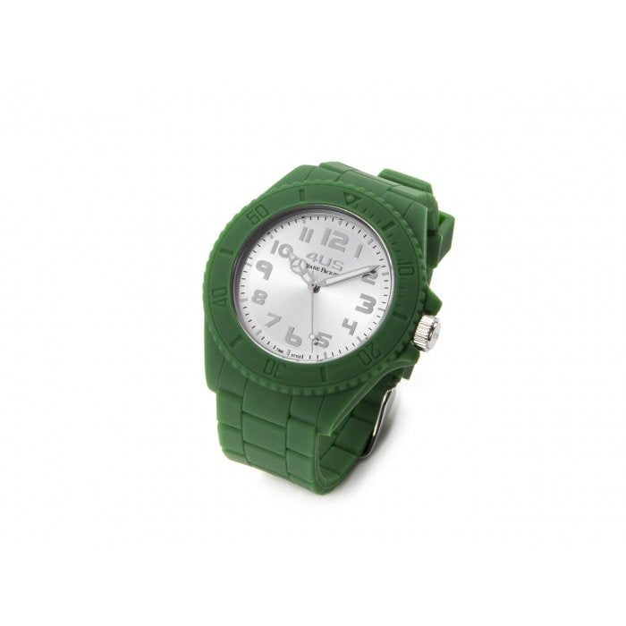 Orologio gomma verde