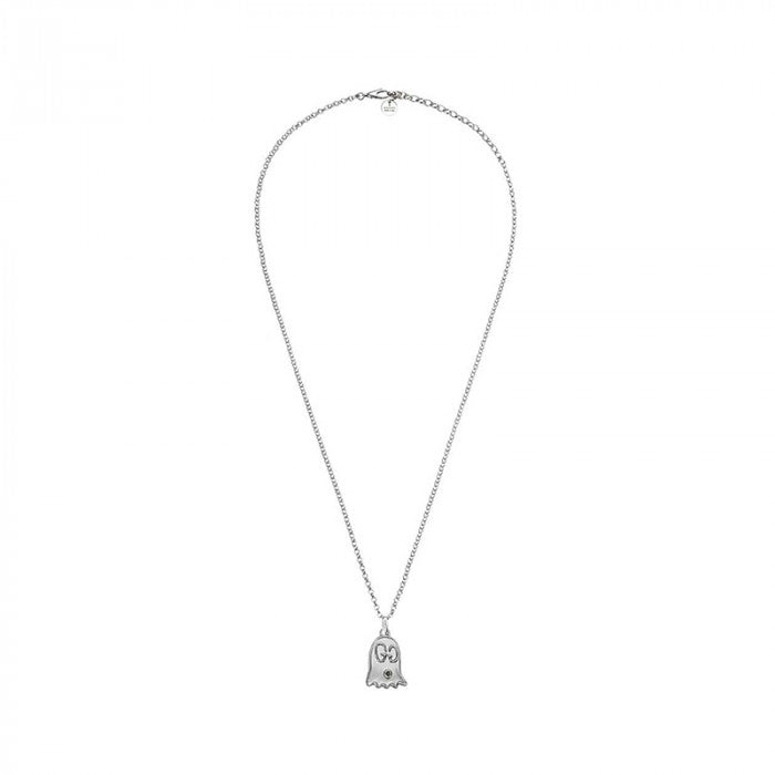 Collana pendente fantasmino argento