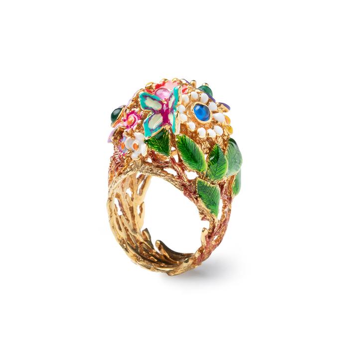 Anello Giardino Segreto Farfalla