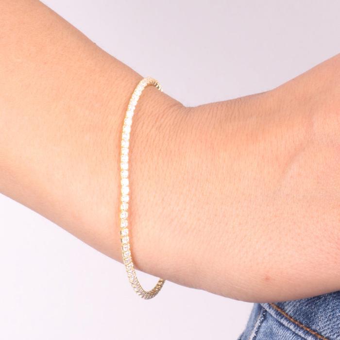 Bracciale in Argento 925 tennis con zirconi bianchi