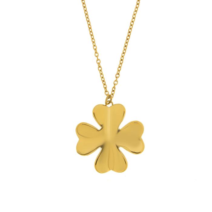 Collana in Acciaio con fiore