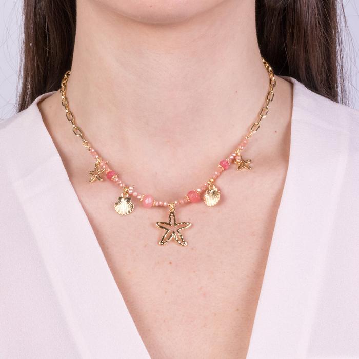 Collana in Metallo con animali marini