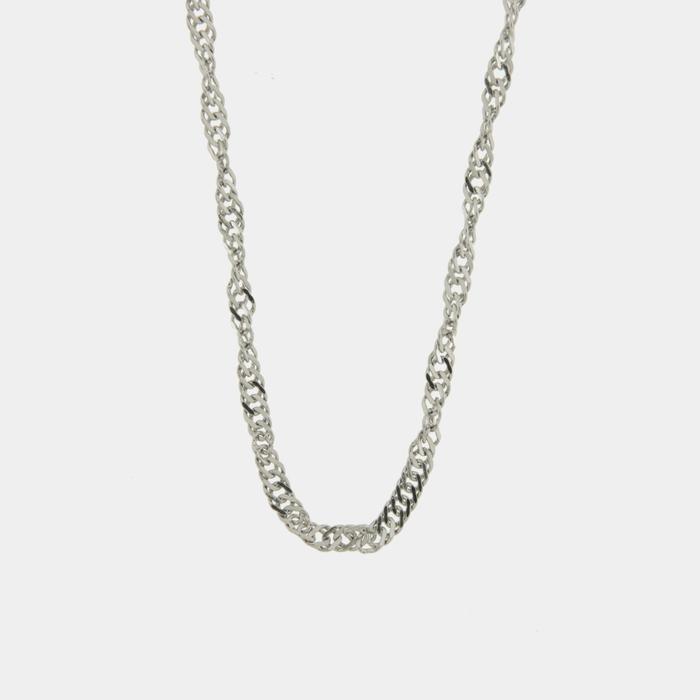 Collana in Acciaio con catene piccole