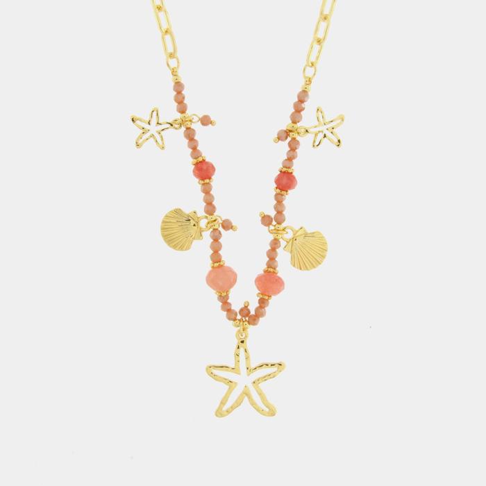 Collana in Metallo con animali marini