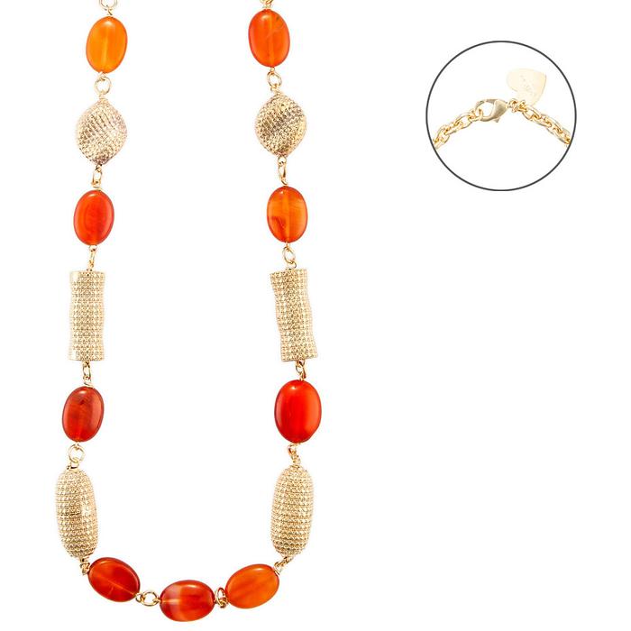Collana Agata Arancione