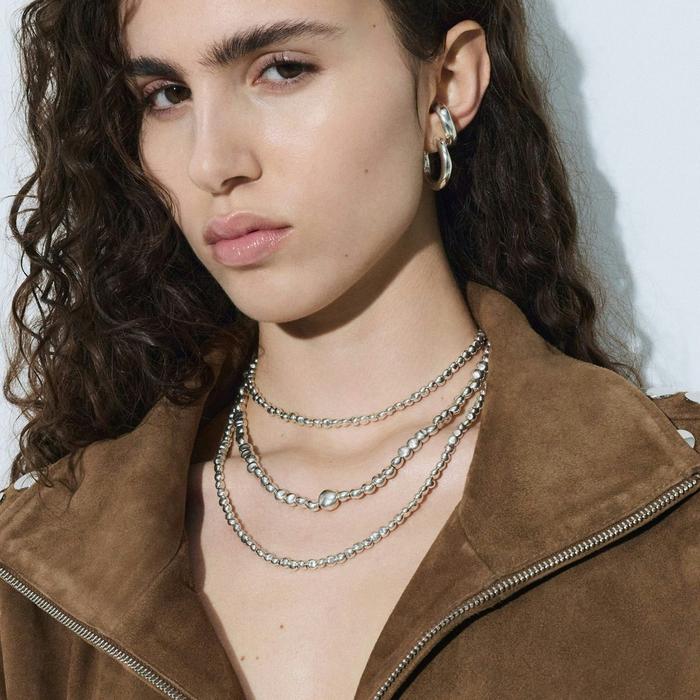 ORECCHINI HOOP ARGENTO