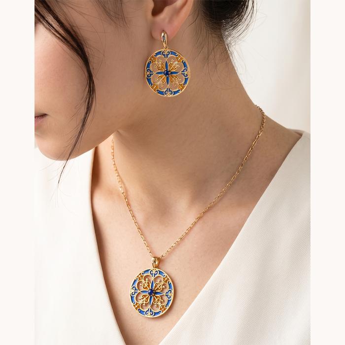 Pendente Rosone Blu