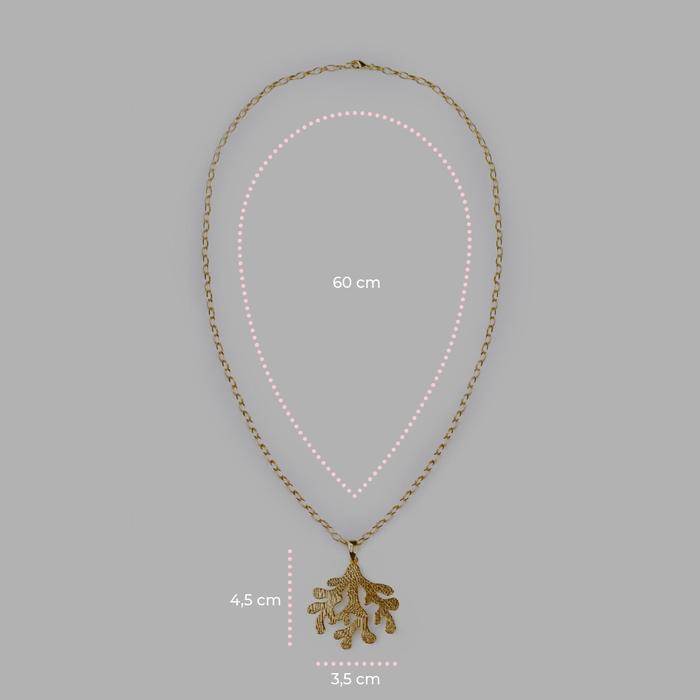 Pendente Rami Di Corallo Gold