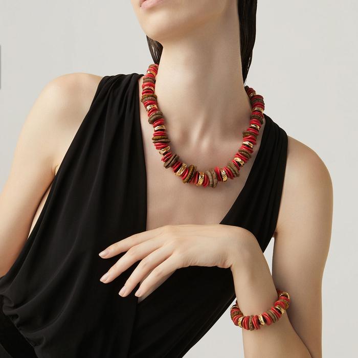 Collana Bali Red