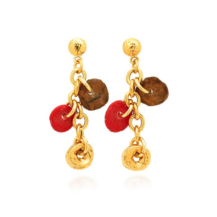 Orecchini Bali Red