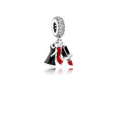 Charm pendente Tacchi a spillo, abito e rossetto