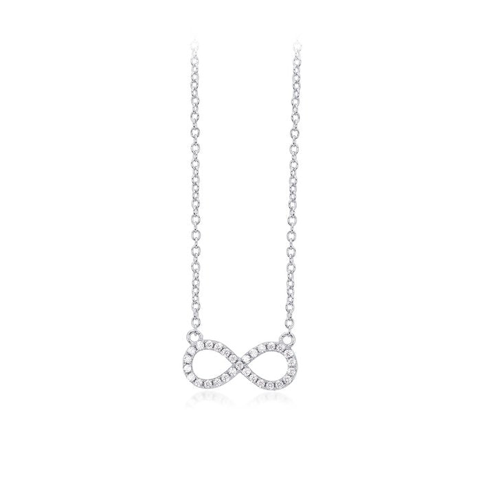 Girocollo pendente infinito strass