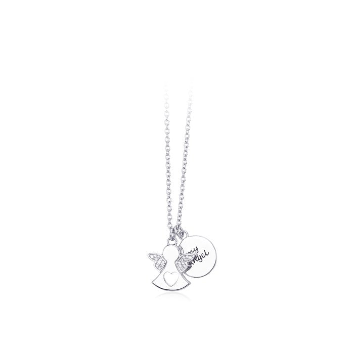 Girocollo halsketten pendente angelo strass