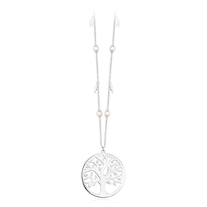 Collana halsketten perle pendente albero della vita