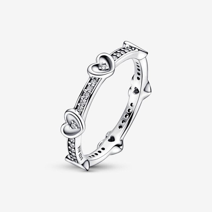 Anello Cuori Splendenti