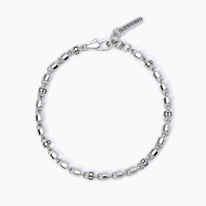 Bracciale con inserti bianchi MILLIONAIRE