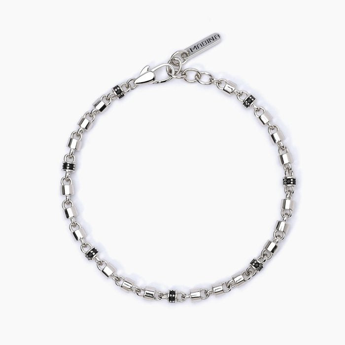 Bracciale maglia a cilindro MILLIONAIRE