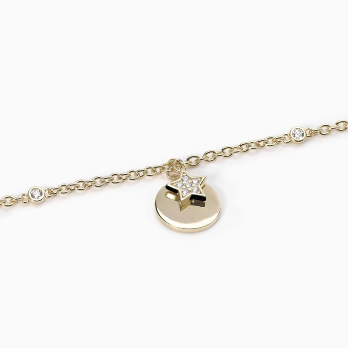 Bracciale ciondolo cerchio SOLO TUO