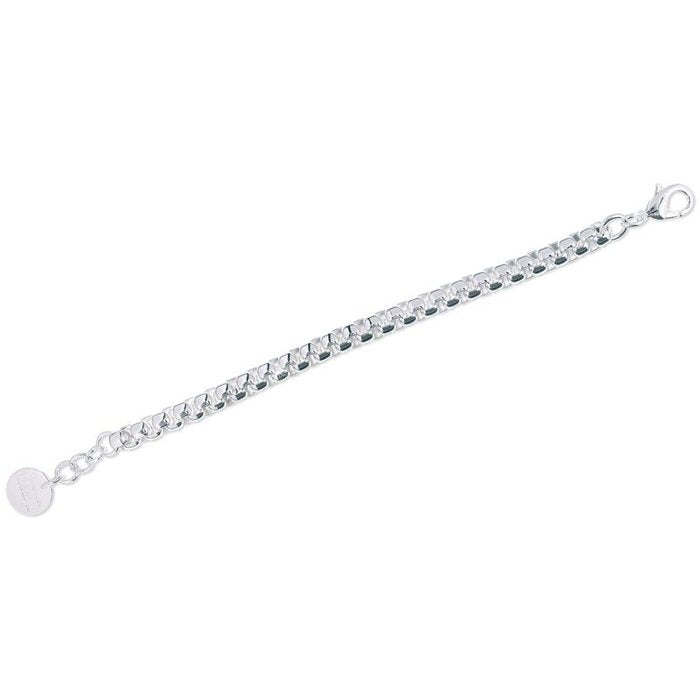 Bracciale in bronzo argentato
