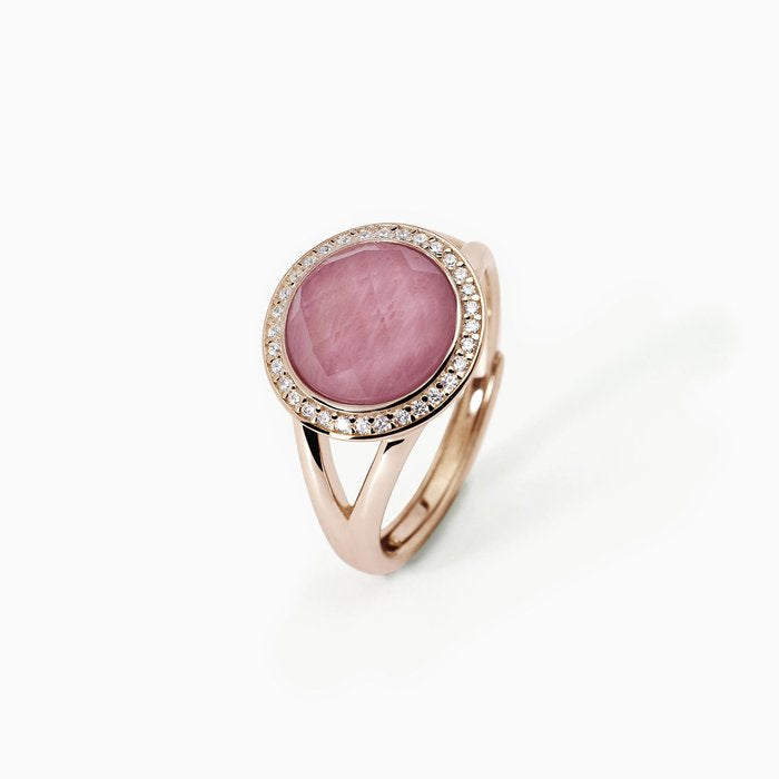 Anello con rodocrosite DIVA