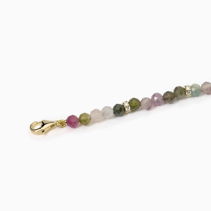 Bracciale in argento con tormalina COLOR CODE