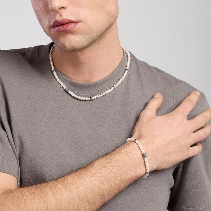 Collana in argento con perle coltivate GIOVANE RIBELLE