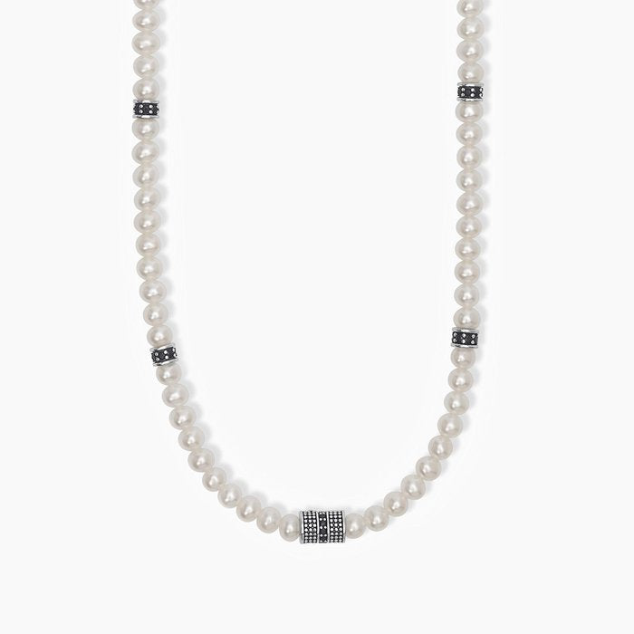 Collana in argento con perle coltivate GIOVANE RIBELLE