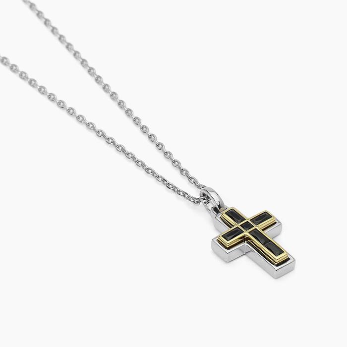 Collana in argento con croce MYSTICAL