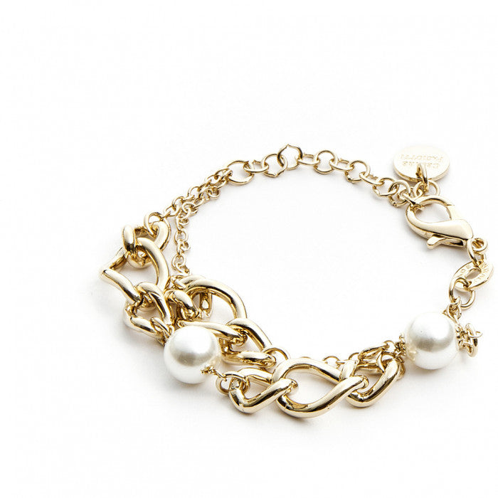 Bracciale gold pearl