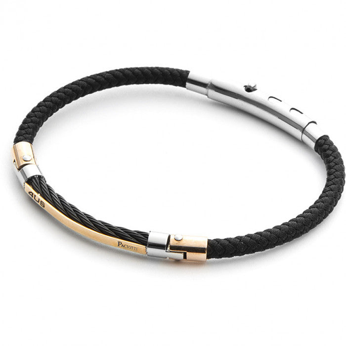 Bracciale cordino rosè