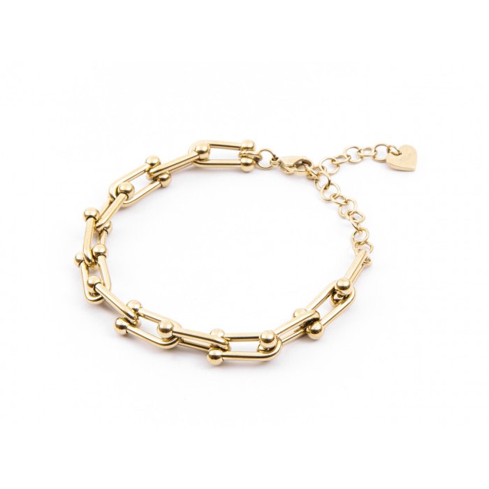 Bracciale catena dorata
