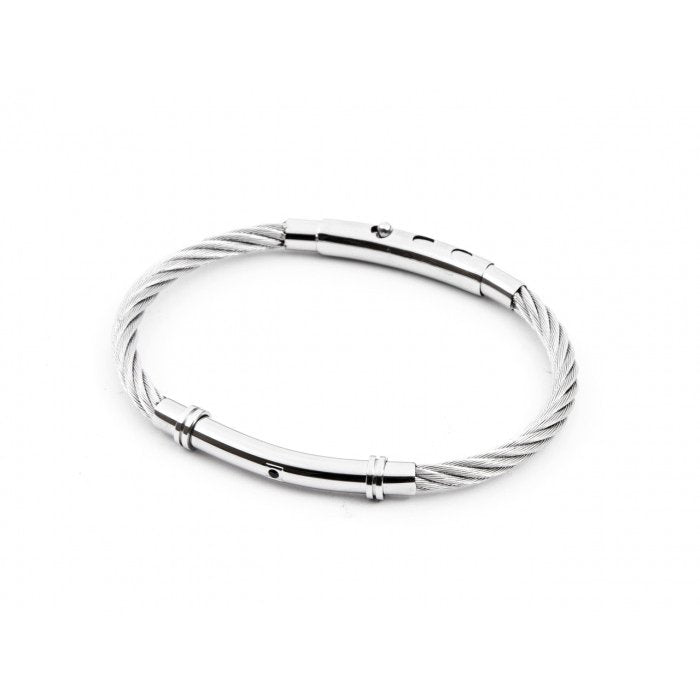 Bracciale corda con zirconi