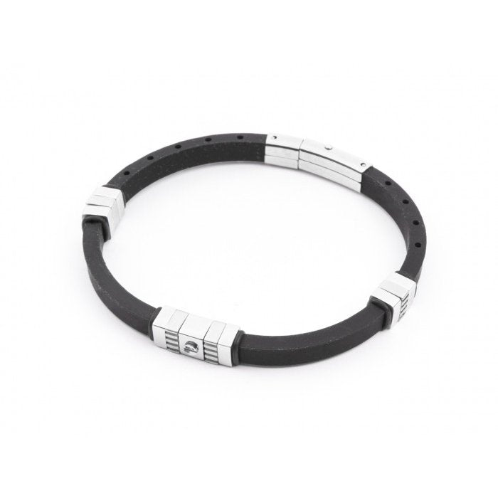 Bracciale in gomma nera
