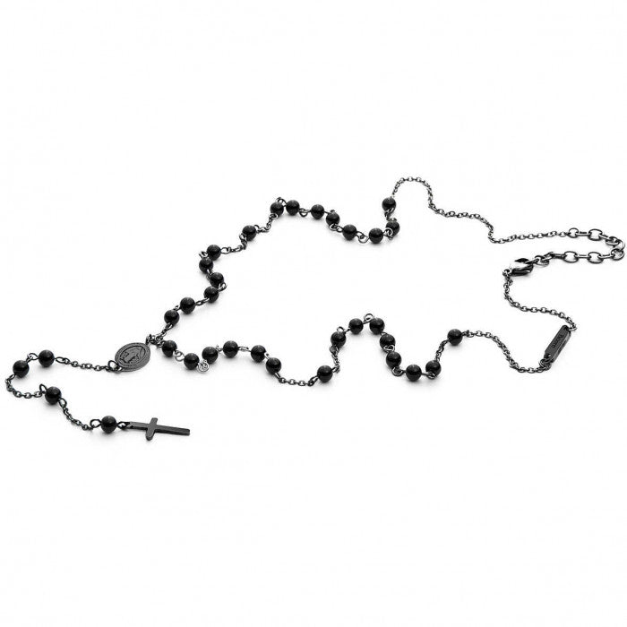 Collana black rosary