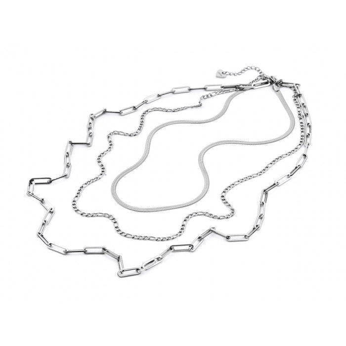 Collana catena argentata