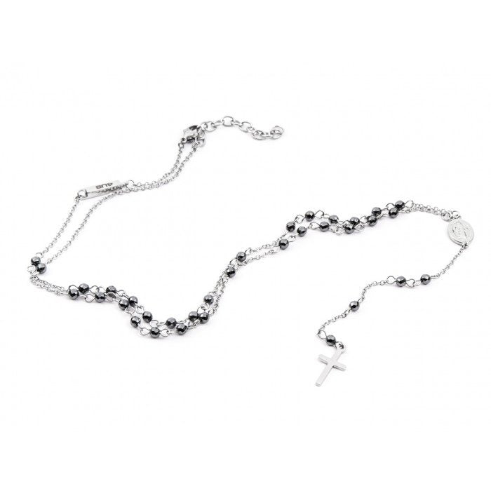 Collana Rosario con placchetta