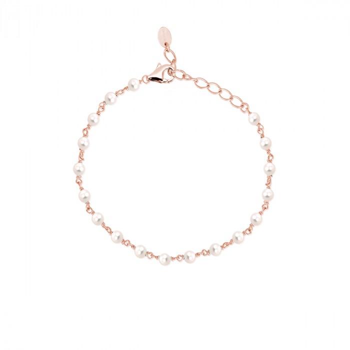 Bracciale rosè perline - gioielleriaperdichizzi.it