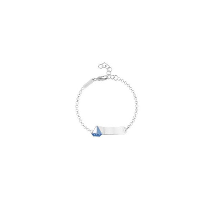 BRACCIALE BARCHETTA CON TARGHETTA INCIDIBILE
