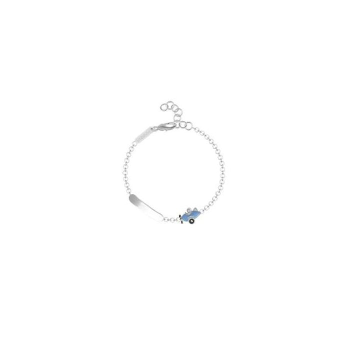 BRACCIALE AEROPLANINO CON TARGHETTA INCIDIBILE