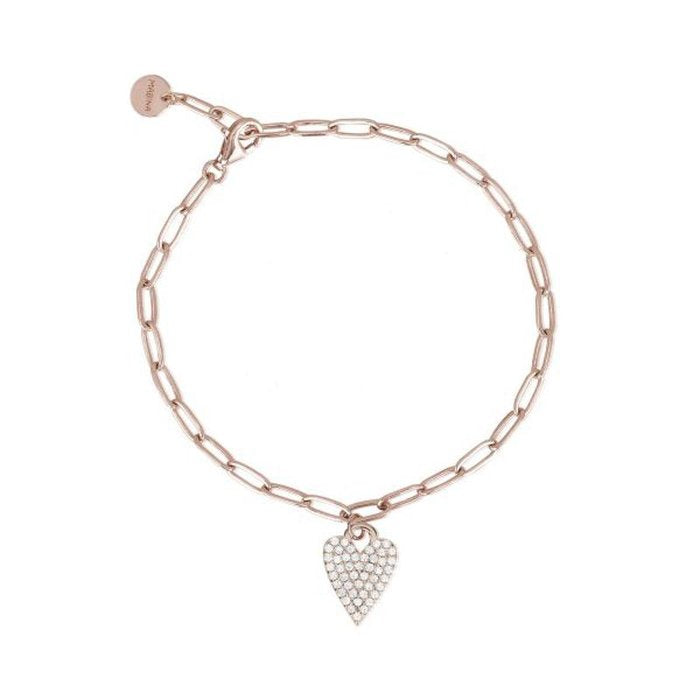 BRACCIALE CUORE PAVÉ