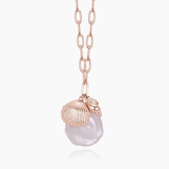 COLLANA CONCHIGLIA CON PERLA BAROCCA